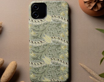 William Morris Daffodil Phone Case | Arts & Crafts iPhone 15/14/13 and Samsung S23 Cover | Stylish Best Friend Gift