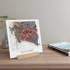 Gallery Board with Stand by William Morris: Honeysuckle, Inspirational Quotes, Gifts For Coworkers