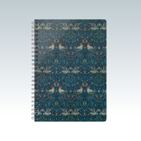 William Morris Birds Spiral Notebook