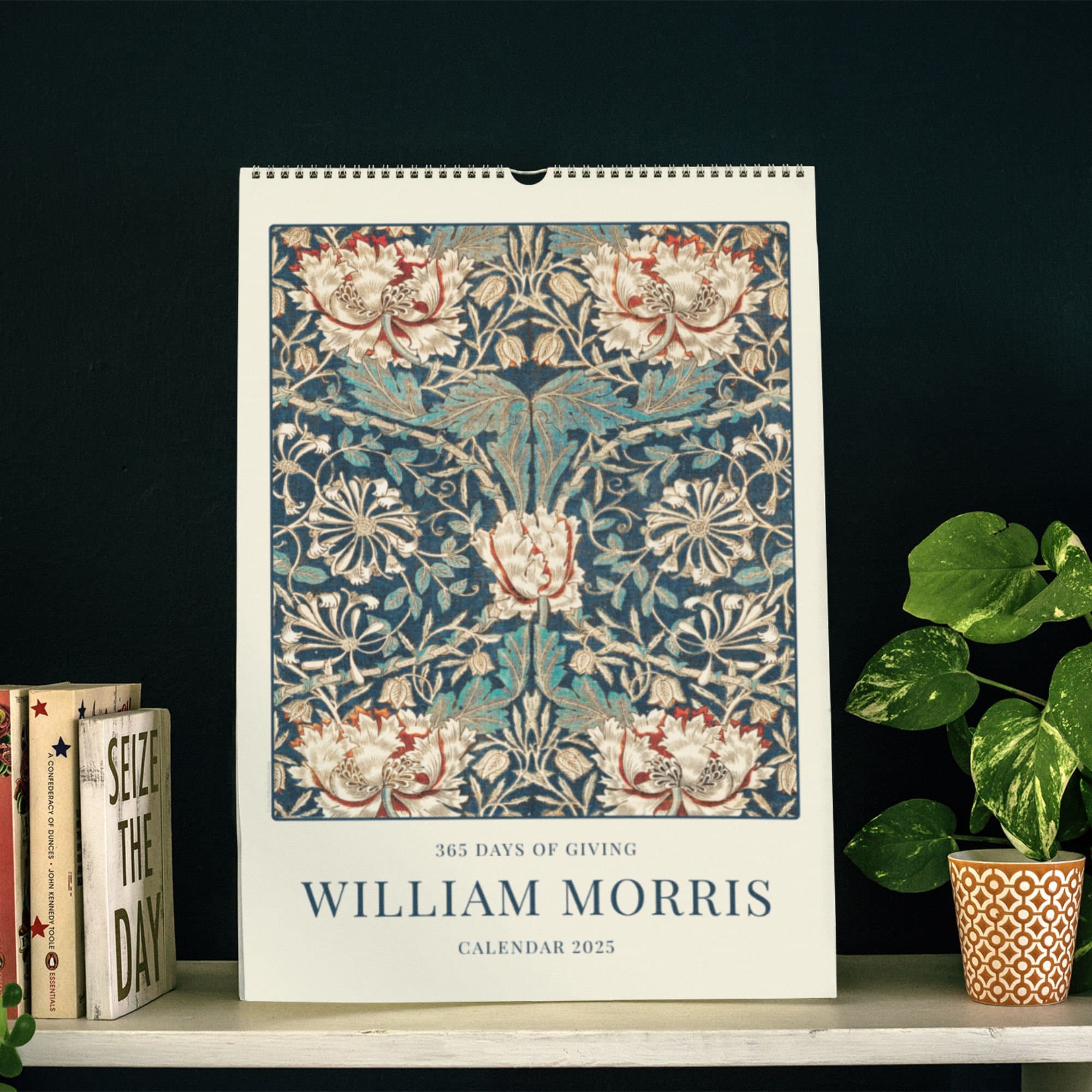 William Morris Wall Calendar Vintage Arts and Crafts Floral Design