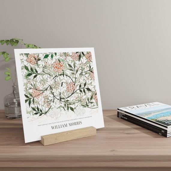 Gallery Board with Stand by William Morris: Jasmine
