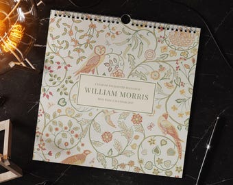 William Morris - The Brook, Wall Planner, Victorian Pattern, Semi-Glossy Paper