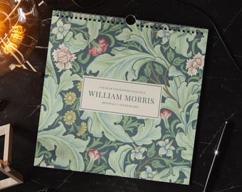 William Morris - Acanthus, Wall Planner, Victorian Pattern, Semi-Glossy Paper