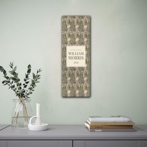 William Morris Daffodil Wall Calendar – Iconic Wallpaper, Classic British Heritage Gift