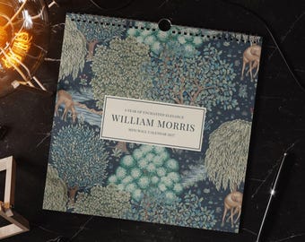 William Morris - Forest, Wall Planner, Victorian Pattern, Semi-Glossy Paper