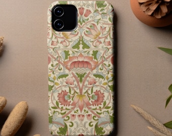 William Morris Loddon Phone Case | Arts & Crafts iPhone 15/14/13 and Samsung S23 Cover | Stylish Best Friend Gift