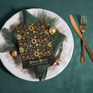 Tarjetas de felicitación de William Morris: Diseño Evenlode / Perfecto para Navidad, bodas, agradecimiento / Idea de regalo única para ella
