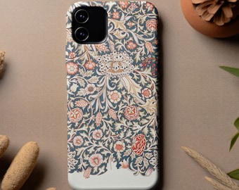 William Morris Trend Phone Case | Arts & Crafts iPhone 15/14/13 and Samsung S23 Cover | Stylish Best Friend Gift