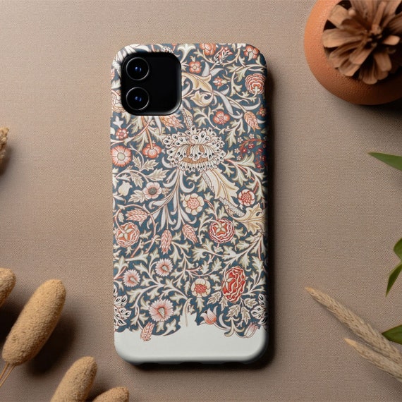 William Morris Trend Phone Case | Arts & Crafts iPhone 15/14/13 and Samsung S23 Cover