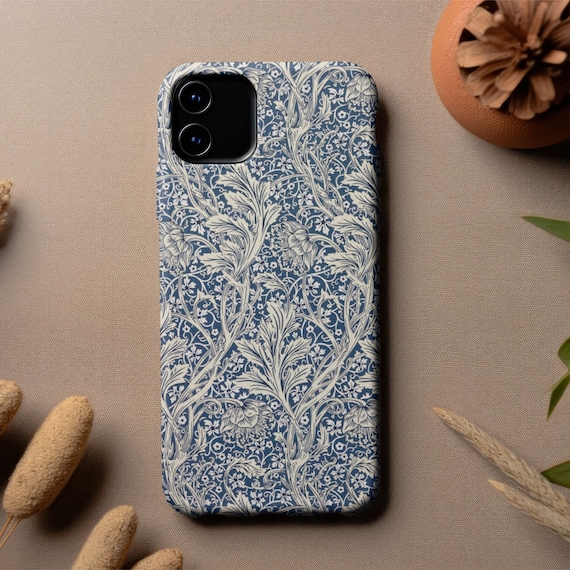 William Morris Arcadia Phone Case | Arts & Crafts iPhone 15/14/13 and Samsung S23 Cover