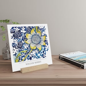 Gallery Board with Stand by William Morris: Kennet, Inspirational Quotes, Gifts For Coworkers