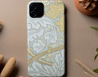 William Morris James Phone Case | Arts & Crafts iPhone 15/14/13 and Samsung S23 Cover | Stylish Best Friend Gift