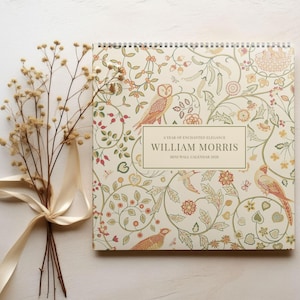 William Morris The Brook Wall Calendar - Vintage Botanical Art Print, Home Decor Gift for Art Lovers & Nature Enthusiasts