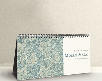 2025 William Morris Custom Desk Calendar | Unique Arts & Crafts | Personalized Gift for Her | Made with Love