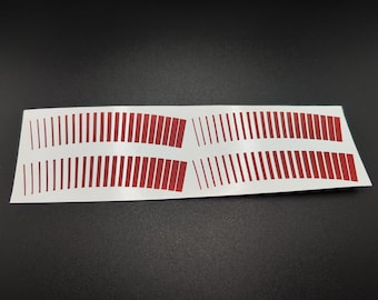 Peugeot 208 GTI BPS By Peugeot Sport Wheel Sticker Set (x4) - Red