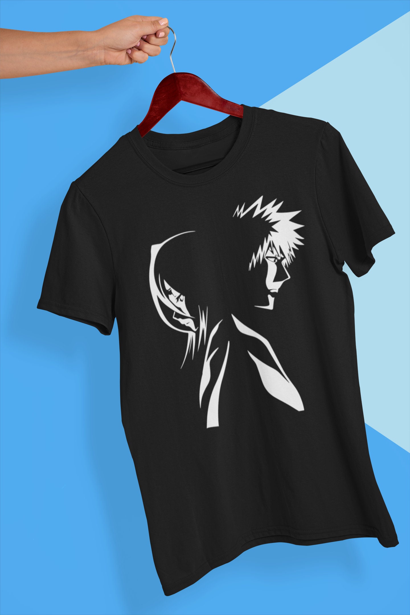 🖤 Emo T-shirt 🖤  Cenário anime, Anime