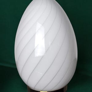 Murano Blown Glass Egg Lamp, Italy, 1970