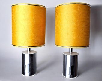 Pair Of Futuristic Lamps By Marca Sl, Spain, 1970S