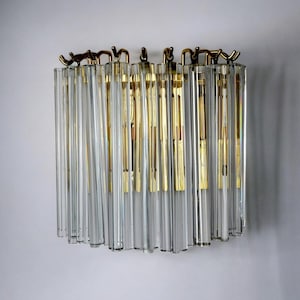 Triedri Venini sconce, Italy, 1970s