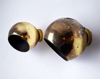 Pair of Space-age sconces from Fase, Spain, 1970s