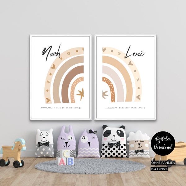 | de jumeaux cadeaux personnalisés Peintures murales des frères et sœurs Dates de naissance | | jumeaux Affiches de naissance | Frères et sœurs Cadeau Naissance Baptême