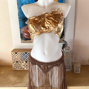 Gold Goddess corset,Handmade Metallic Bustier, Futuristic Festival Top, gold corset, corset top, armor of God, custom corset crop top