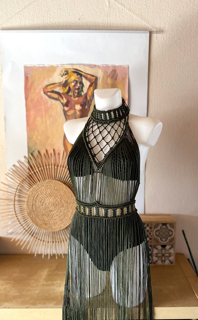 Goth mesh dress, festival outfit