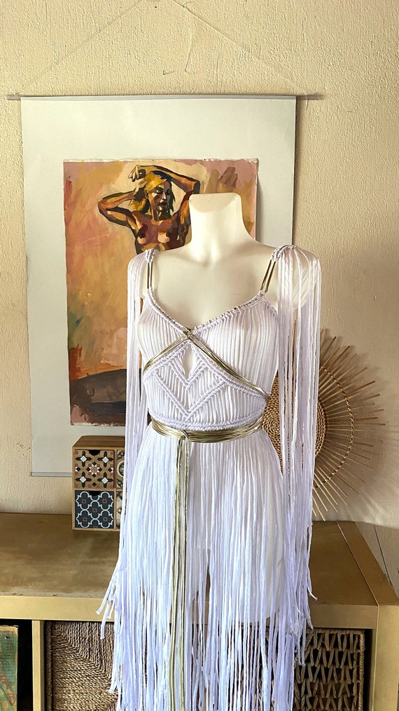 goddess dress parties Womens Ancient Greek Toga Goddesses Costumes Party Halloween V Neck Sleeveless Gold Trims Toga