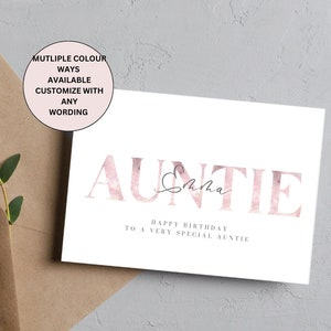 cartão de aniversário personalizado da tia, tia, aniversário da tia, aniversário da tia, cartão de aniversário personalizado, aniversário personalizado