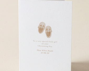 Christening card, naming day card, baby christening card, baptism, congratulations new baby