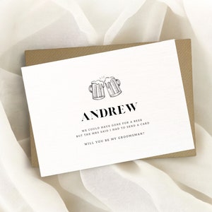 Carte Serez-vous mon garçon d'honneur, garçon d'honneur drôle, carte de proposition de mariage, témoin, garçon d'honneur, papeterie de mariage