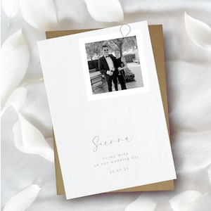 À ma femme le jour de notre mariage, femme, carte à ma femme, cartes le jour de notre mariage, carte de mariage personnalisée