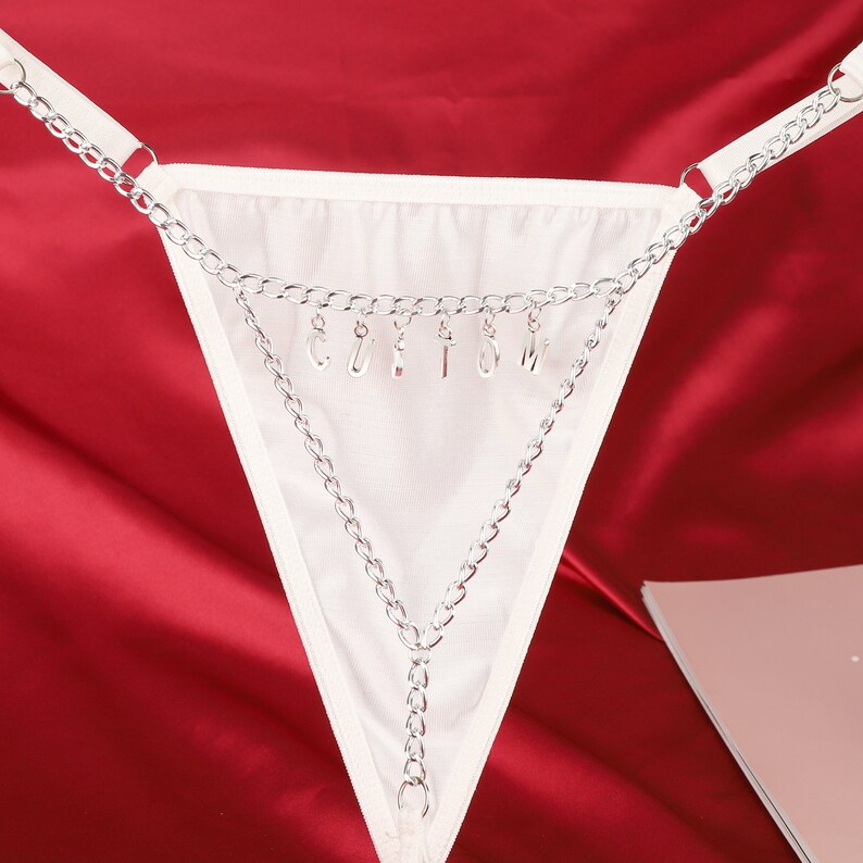 Custom Thong Chain Gstrings Custom Name Belly Chain Etsy Canada