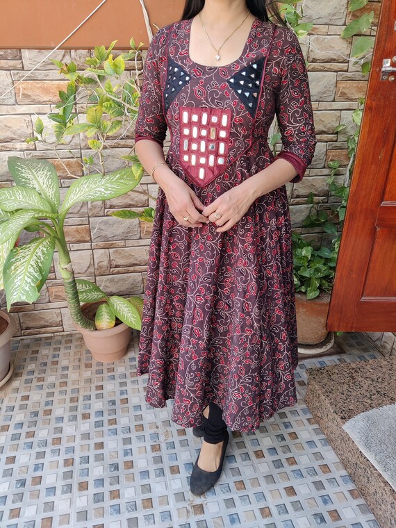 Ajrakh Collection | Clothes for women, Kurti neck designs, Cotton kurti  designs