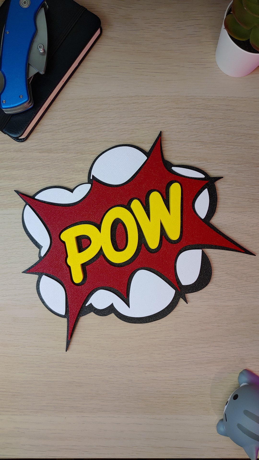 Heroic Comic Sign Art for Game Room Decor - Etsy
