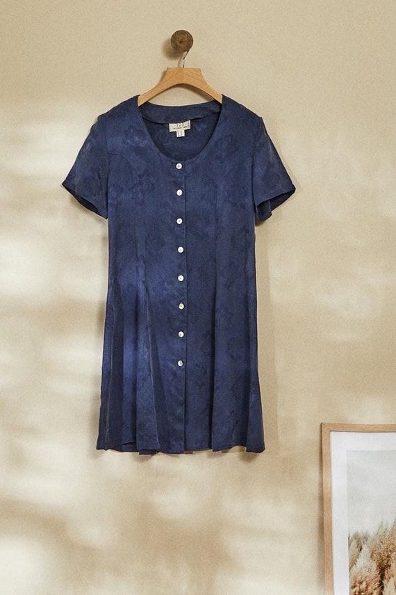 short sleeve blue skater dress boohoo Women's Cotton Cinched Waist Cap Sleeve Skater Dress in Baby Blue | Size: 12