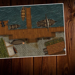 10 DnD-gevechtskaarten, City Map Pack #1