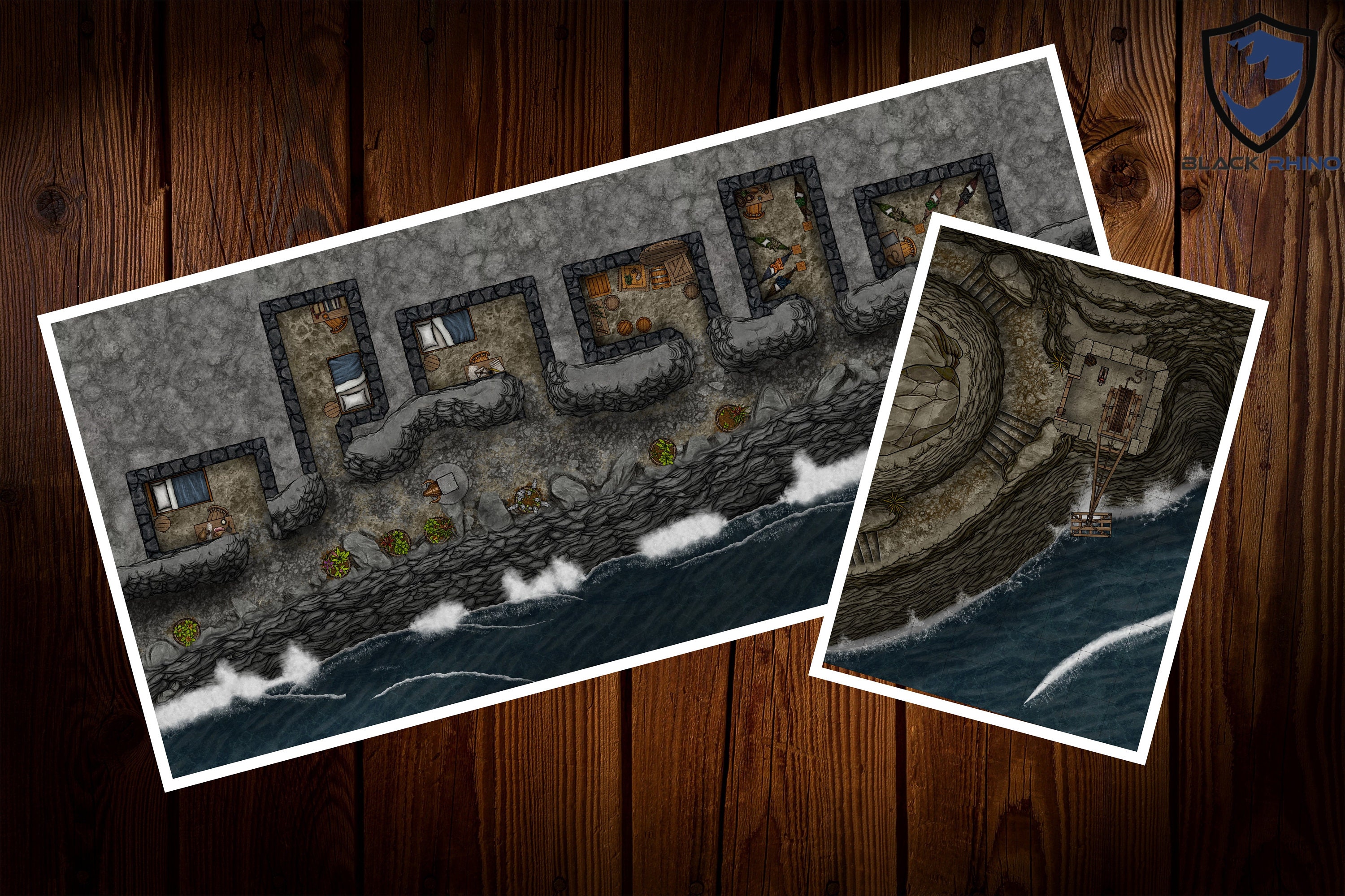 Dragons Rest Kaart A1 and A2, Dragons of Stormwreck Isle dosi Etsy Australia