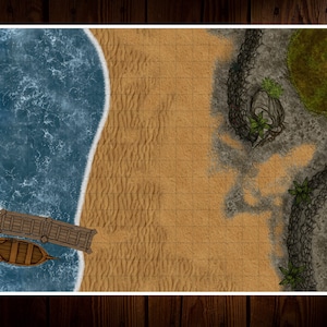 Mapa do encontro de marinheiros afogados, Dragons of Stormwreck Isle (DoSI)