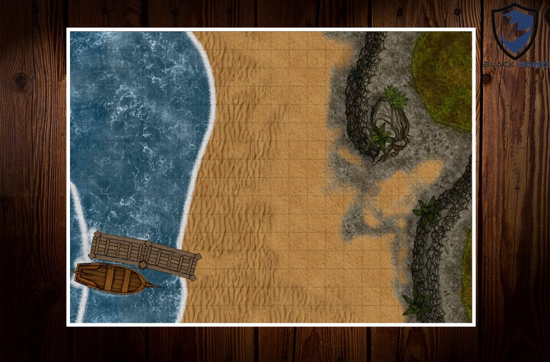 Drowned Sailors Encounter kaart, Dragons of Stormwreck Isle (DoSI) image 1
