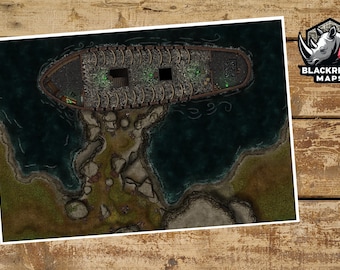 Todesritter-Dreadschiff (22x32) - Schlafende Drachen wachen auf