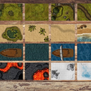 22 D&D Maps, Variety Map Pack#1