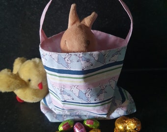 Easter egg treat bag bunny bag Easter egg basket gift bag for him her UK