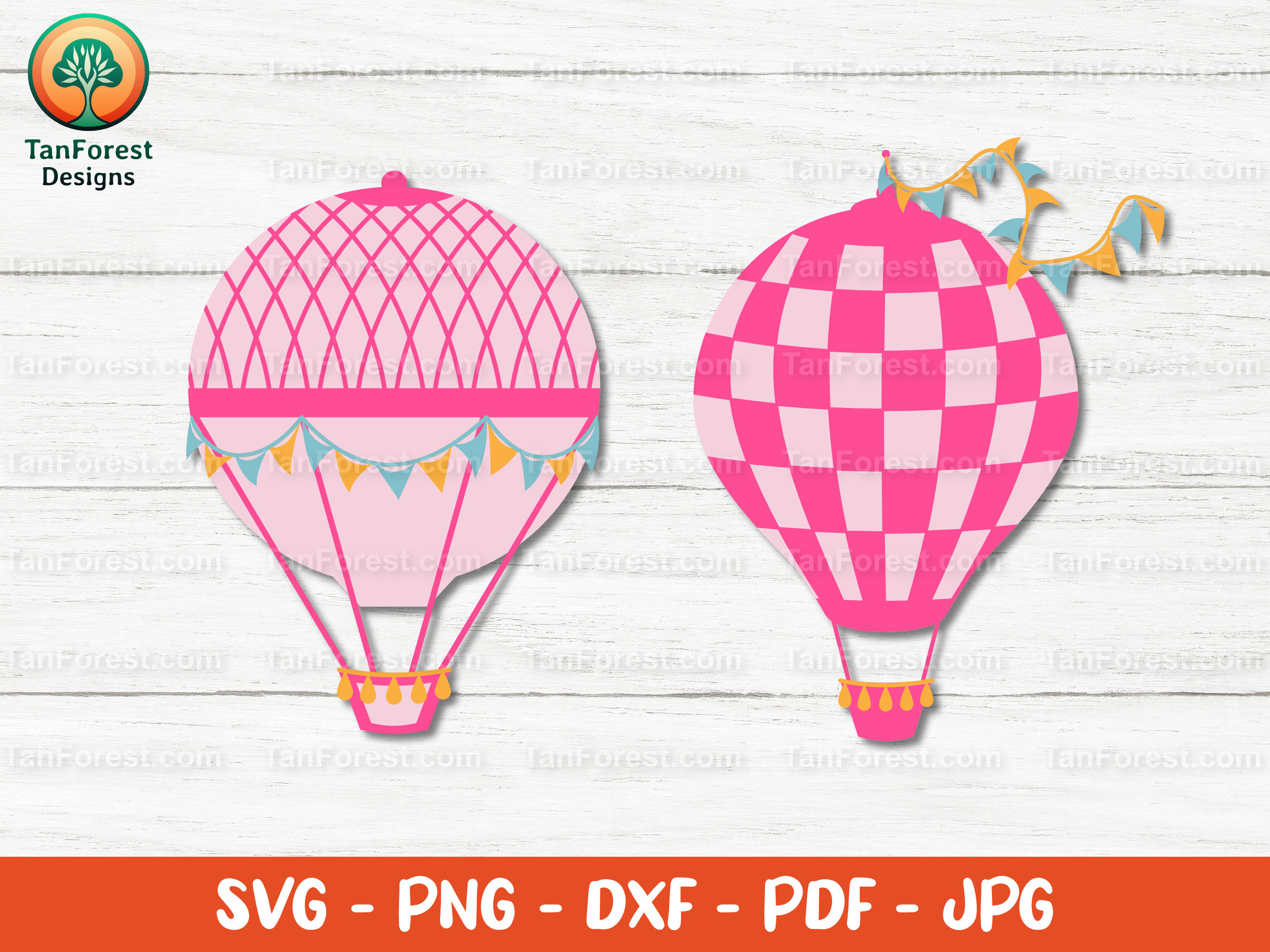 Hot Air Balloon SVG Layered Cut File. Air Balloon Clipart. Hot Air ...