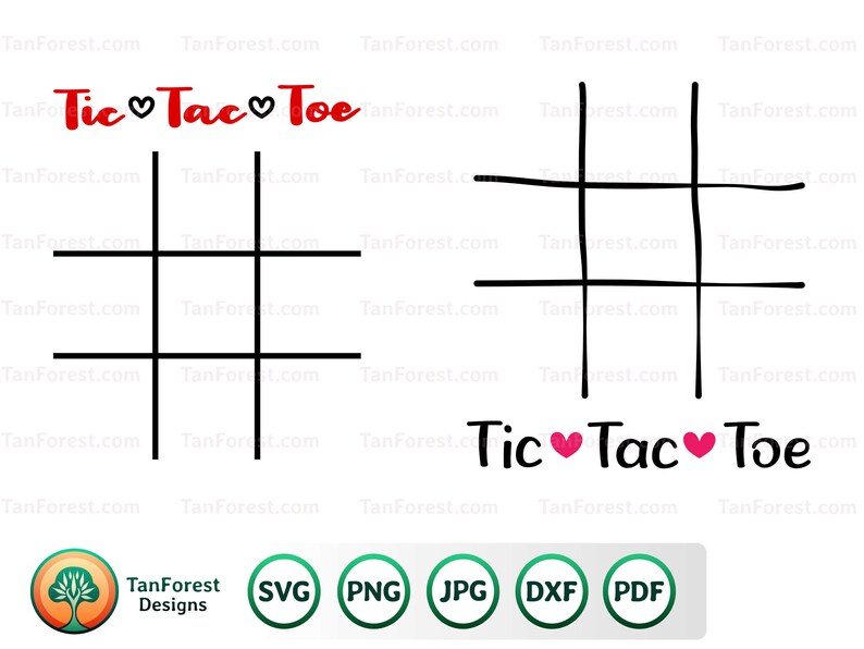 Tic Tac Toe Svg Valentine Svg Bundle Valentines Game Svg - Etsy