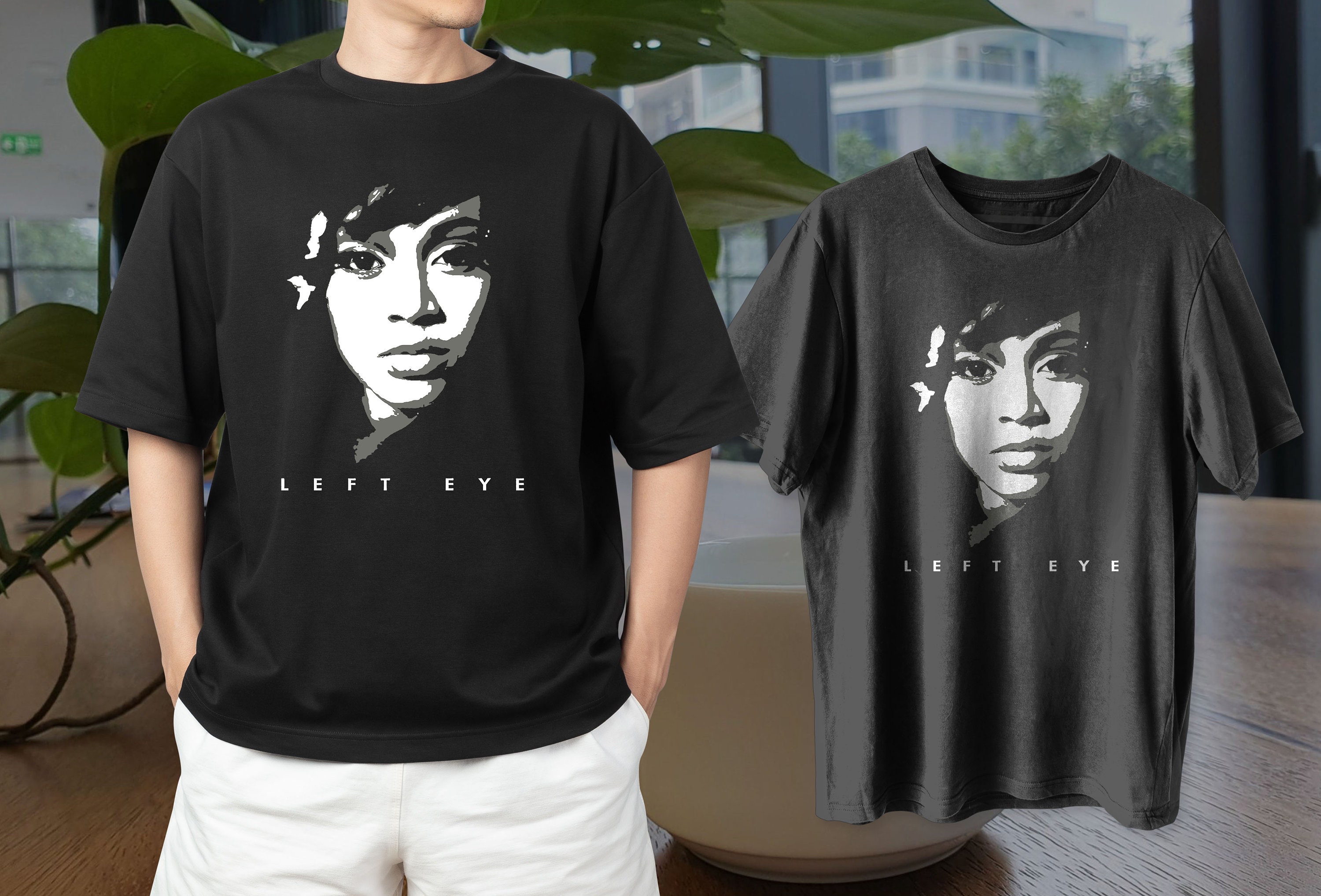 Left eye t shirt cheap