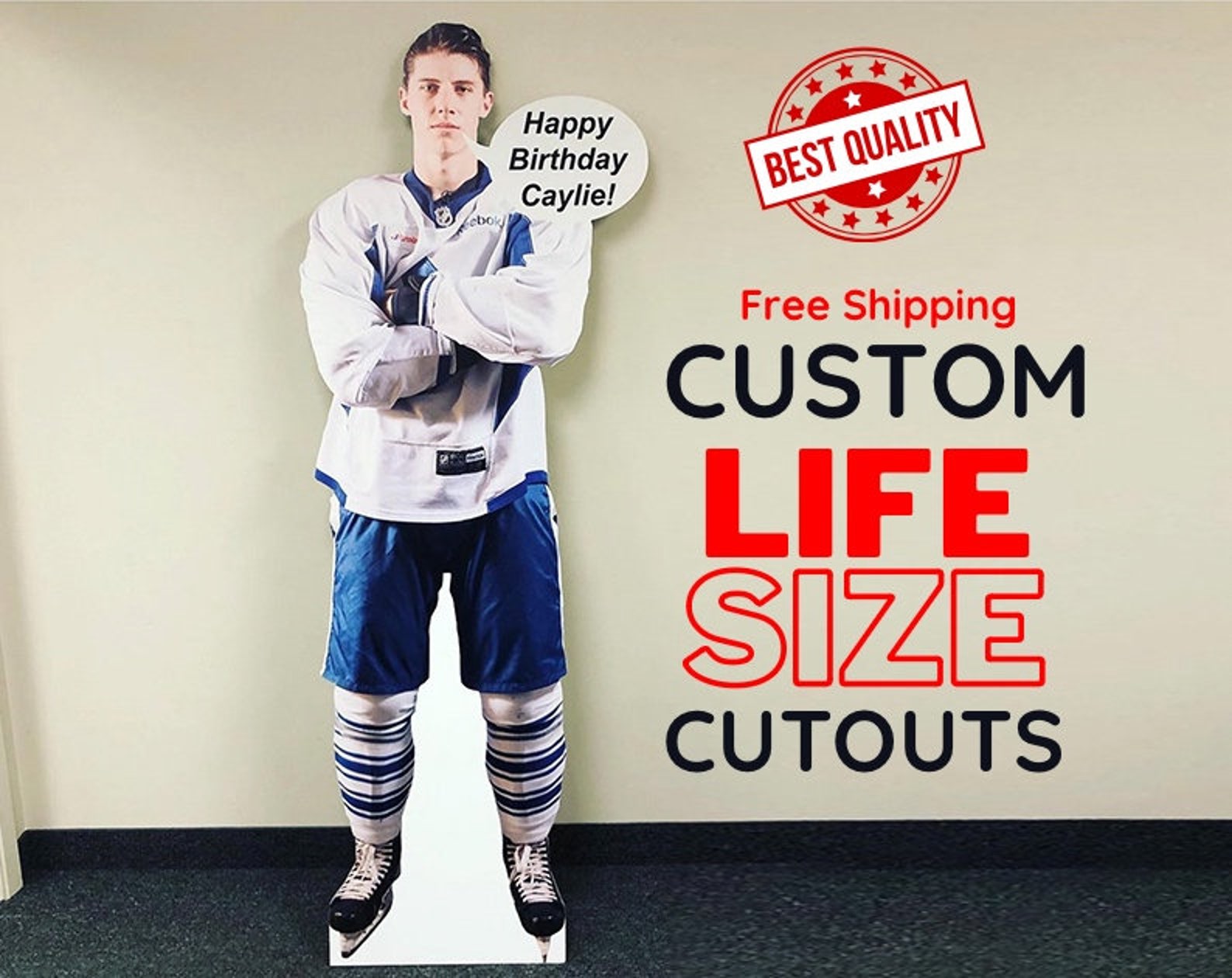 Life Size Cutouts Custom Standee Lifesize Cardboard Cutout Etsy