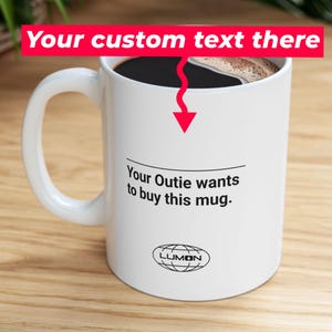 Tazza personalizzata Your Outie, tazza Severance, tazza Wellness check, tazza My outie, tazza Lumon, Macrodata Refinement, tazza Severance Innie