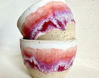 Coffee mug pink, coffee cup, mug, cup, handmade, pottery, ceramic