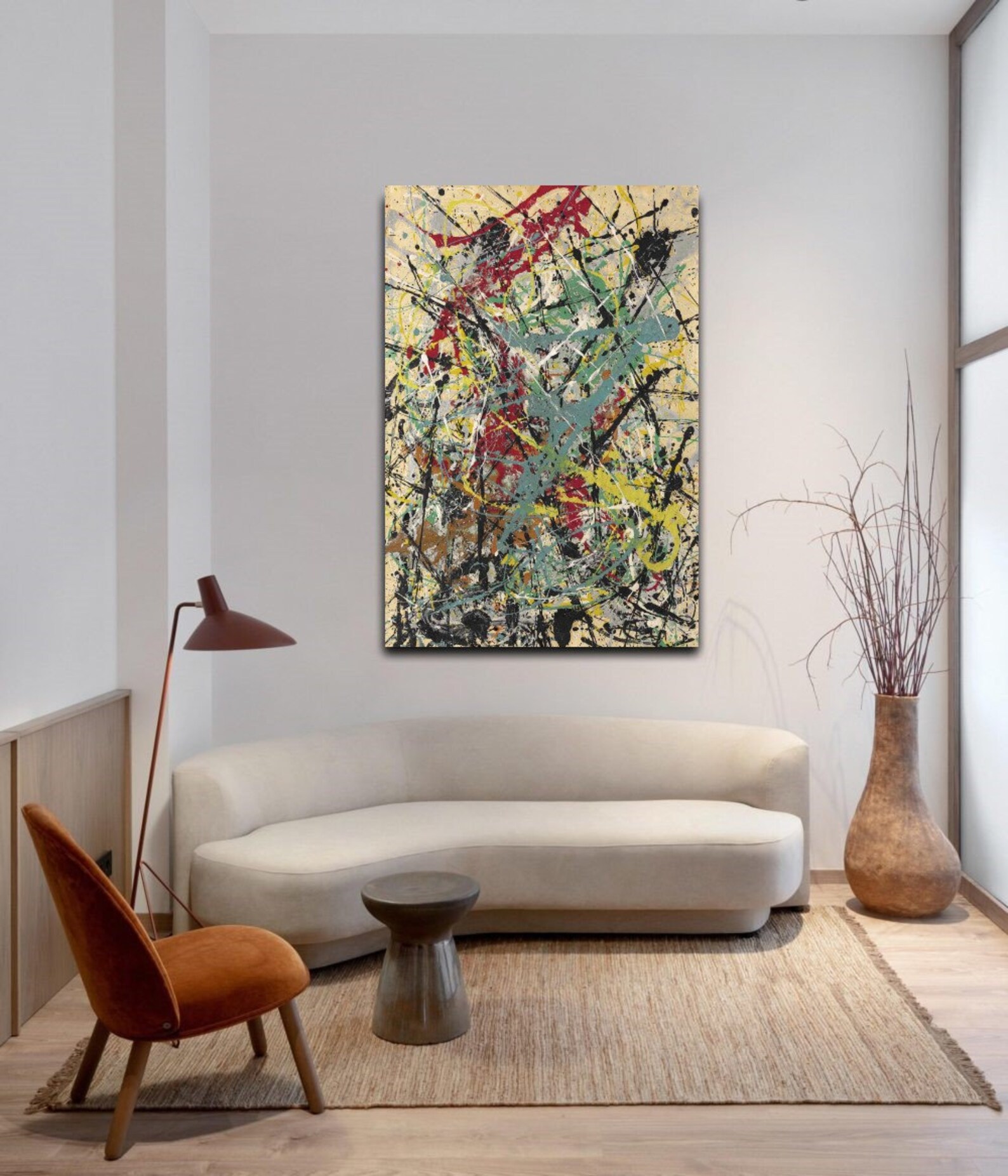 Jackson Pollock Wall Art Lucifer Abstract Art by Jackson Etsy